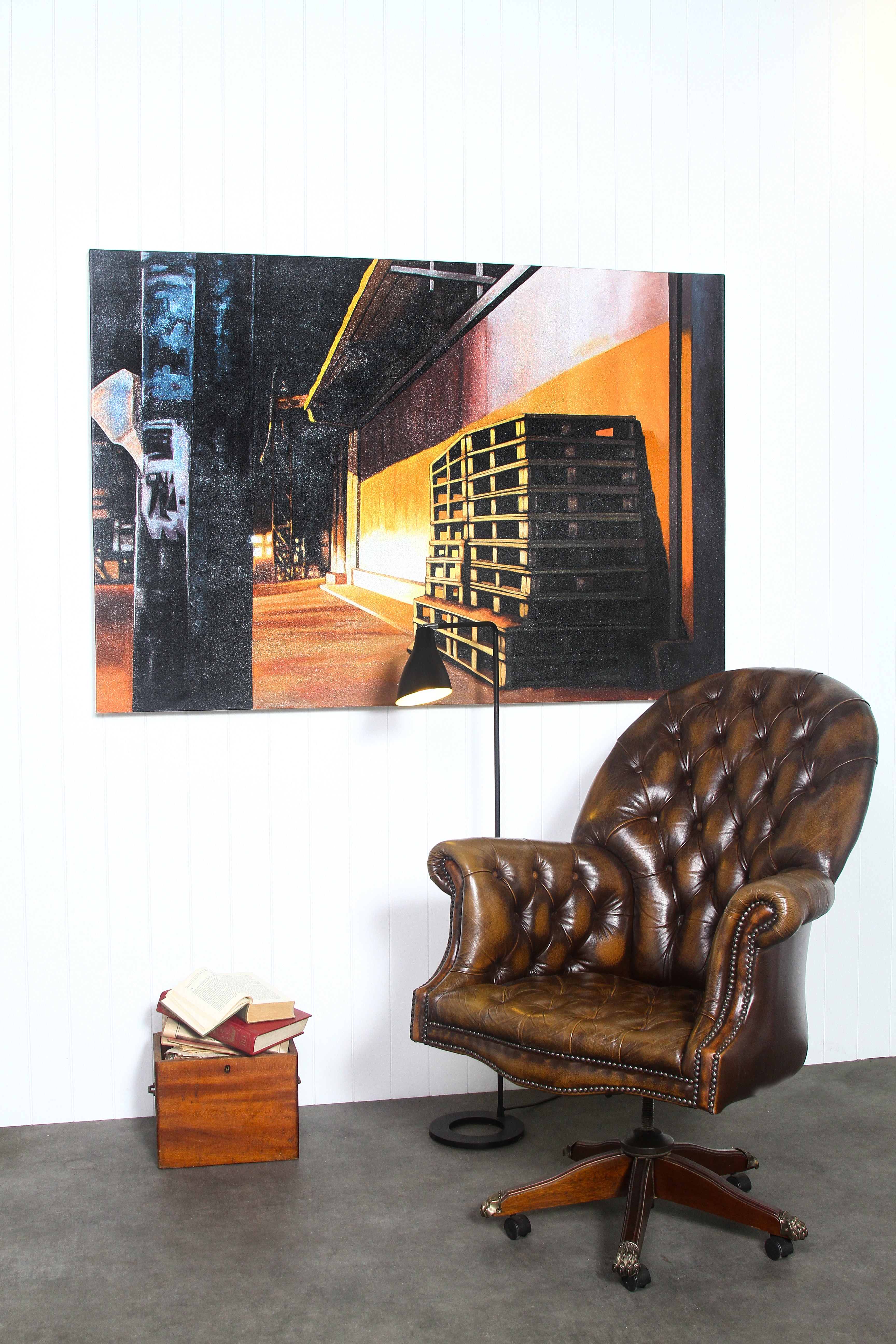 Gascoigne Furniture Leather Office Chair | Vogue Vintage